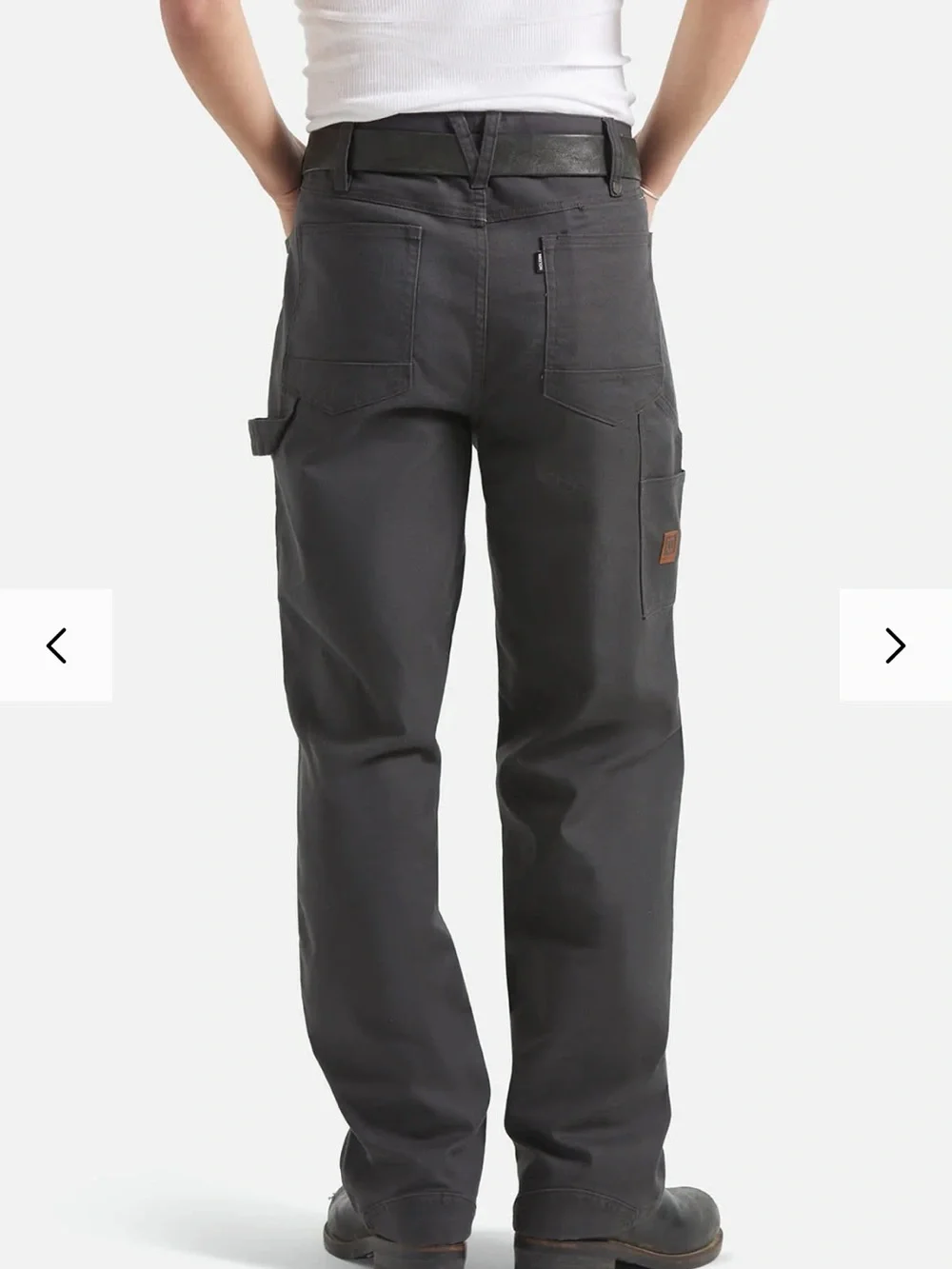 Brixton Black Builder’s Carpenter Stretch Pant in Original Packaging